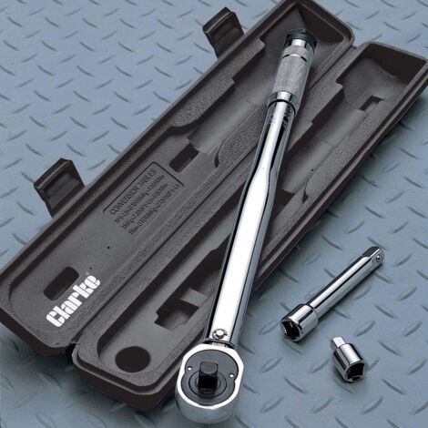 CLARKE TORQUE WRENCH 1/2"" DRIVE 42-210NM 31-154LB/FT RATCHET WRENCH PRO414