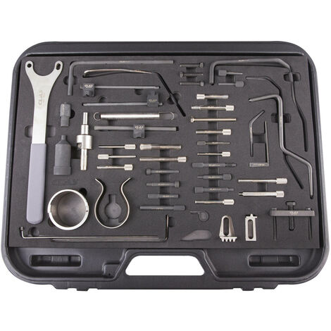 Clas – Coffret calage complet psa génération 1 – Compatible Fiat, Ford, Citroën, Peugeot – Pour moteurs 1.0 à 2.2 HDI – Outil du mécanicien