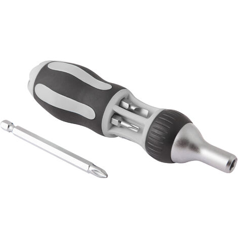 CLAS - Tournevis a cliquet a soute 6 embouts - OS 1010 - Ce produit de marque CLAS est neuf.
