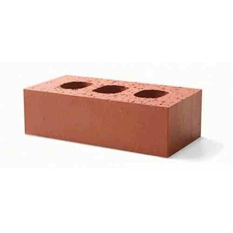 Class B Engineering Brick Smooth Red Perforated 65mm