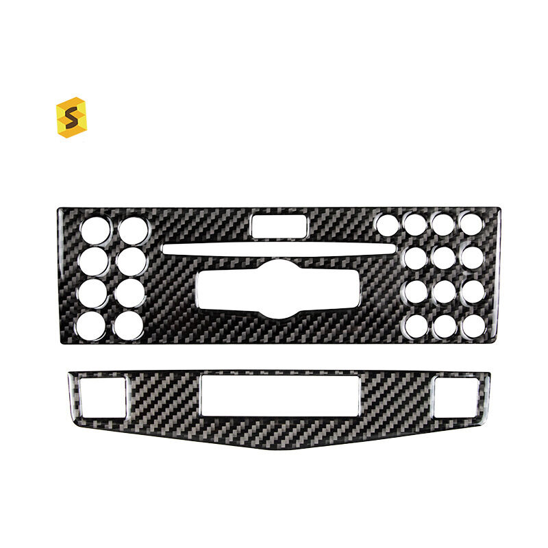 Classe c W204,Classe c W204,W204,Garniture Intérieure De Voiture En Fibre De Carbone Console Centrale Panneau De Navigation Garniture Décoration
