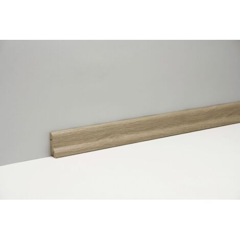 Classen Clip-Fußleiste 240 cm 40 x 20 mm Elfenbein Sockelleiste