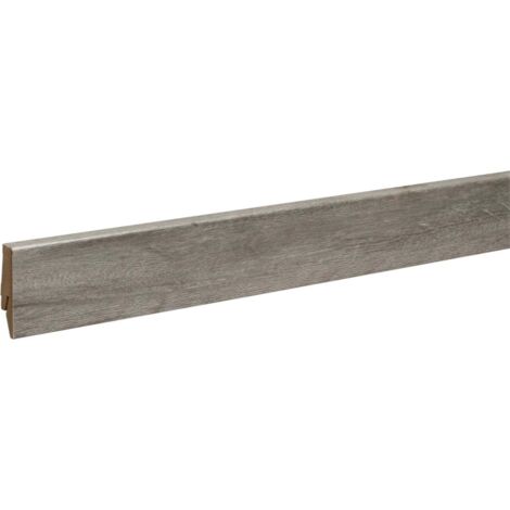 Classen Clip-Fußleiste 240 cm 58 x 19 mm Eiche Dolomit Sockelleiste