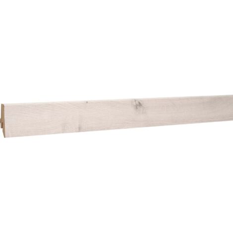Classen Clip-Fußleiste 240 cm 58 x 19 mm Epic Creme Clip-Fußleiste