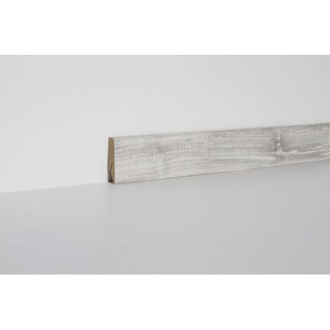 Classen Clip-Fußleiste 240 cm 58 x 19 mm Esche weiß Sockelleiste