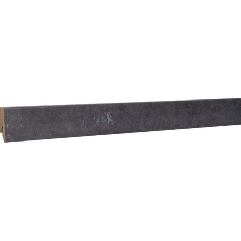 Classen Clip-Fußleiste 240 cm 58 x 19 mm Infinity Dark Sockelleiste