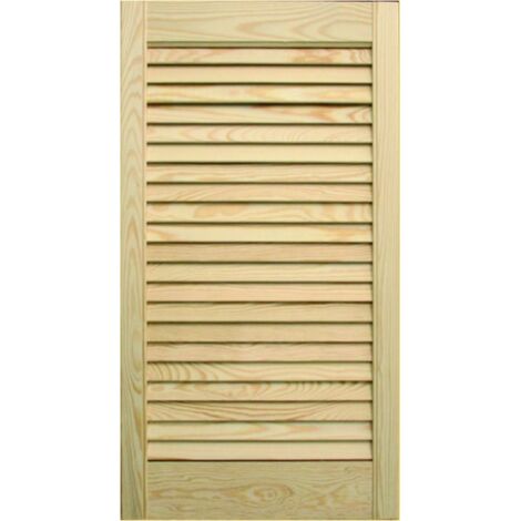Classen Lamellentür 39,5 x 49,4 x 2,2 cm Möbeltür Schranktür unbehandelt