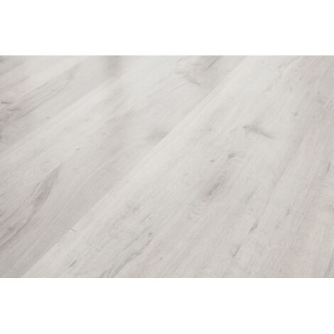 Classen Laminat Edition 7 128,6 x 19,4 cm 7 mm Eiche Amundsen weiß Laminat