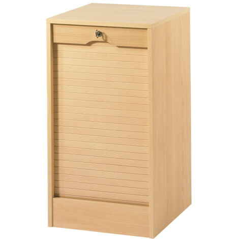 Classeur à rideau contemporain H 76 cm Hilda