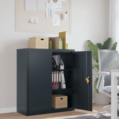 Classeur anthracite 90x40x105 cm acier vidaXL