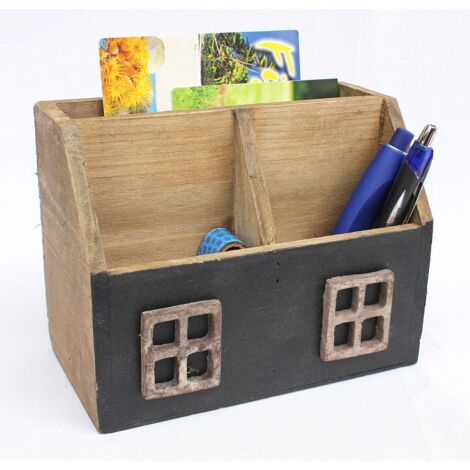 Classeur de bureau 14B198 Utensilo Porte-lettres shabby 18,5 cm Set Box Classeur
