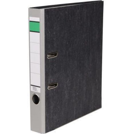 Classeur DIN A4 50mm carton recyclé gris