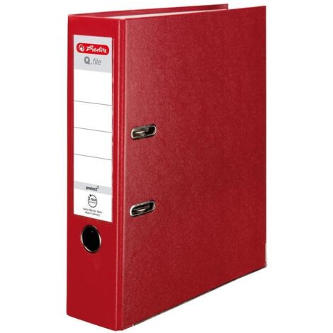 Classeur Herlitz A4/80 mm rouge