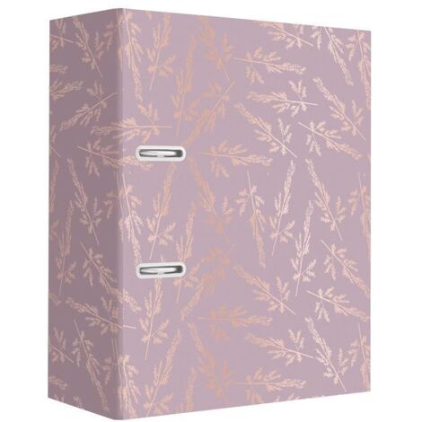Classeur INTERDRUK A4 75 mm - Fleurs roses - Organisation de documents