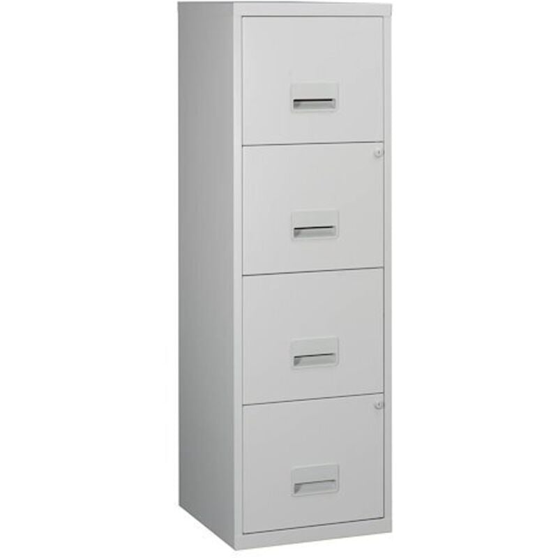 Classeur monobloc 4 tiroirs - gris - Maxiburo