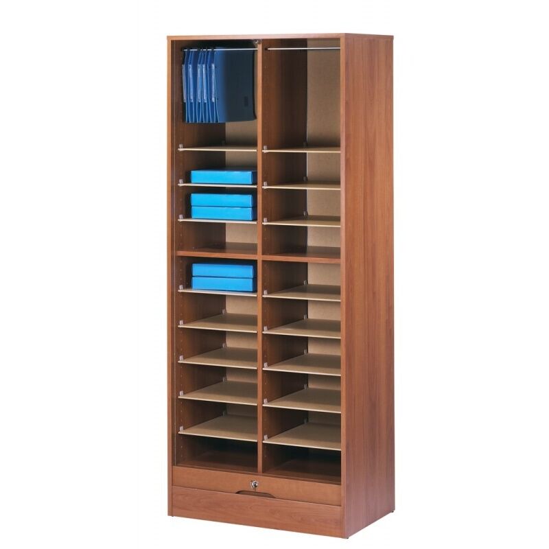 Beaux Meubles Pas Chers - Classeur double haut 170cm merisier