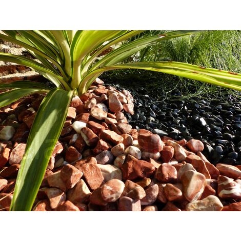Classgarden – Galet décoratif rouge 12-24 mm sac 20 Kg – Couleur éclatante pour aménagement paysager – Idéal pour embellir jardins et espaces extérieurs