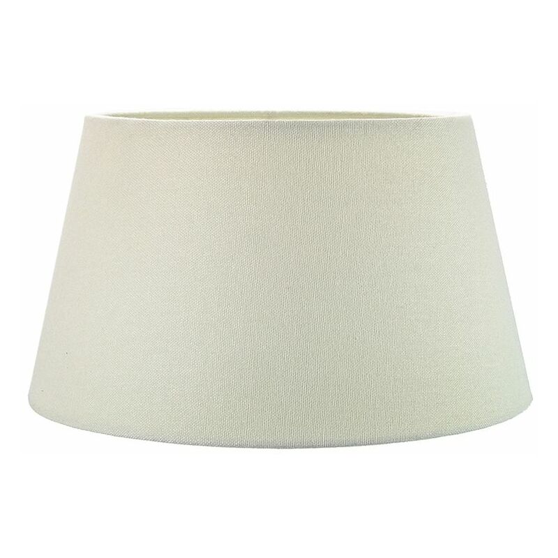 Classic 10 Inch Cream Linen Fabric Drum Table/Pendant Lamp Shade 60w Maximum by Happy Homewares