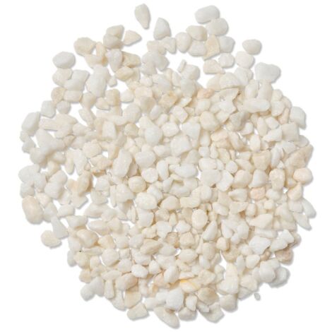 Classic 10 mm Bulk Bag 850 kg Premium Chippings - 8-14 mm White Dolomite Spar - L100 x W100 x H80 cm