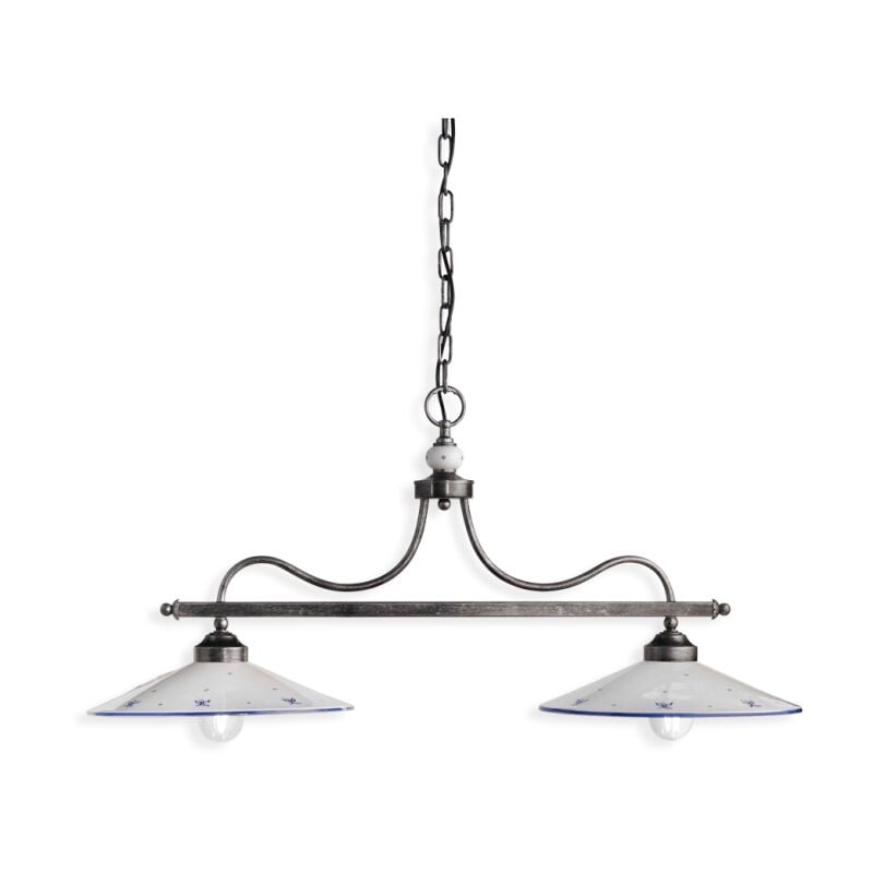 Ferroluce - classic asti C158-38, Lampe suspension avec Bilance en céramique,