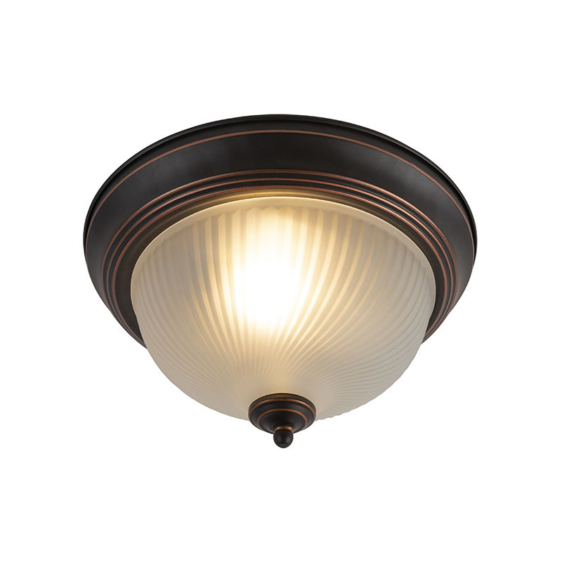 Classic ceiling lamp brown opal - Classico