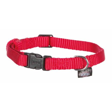 Classic collier XS-S: 22-35 cm/10 mm, rouge