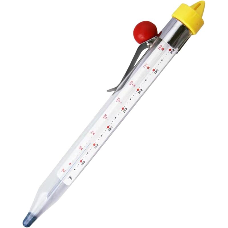 Classic Deep Fry Thermometer Kitchen Temperature Reading Food Thermometer - Candy Sugar Cooking Thermometer, Temperature Range: 50℃~200℃/100-400℉