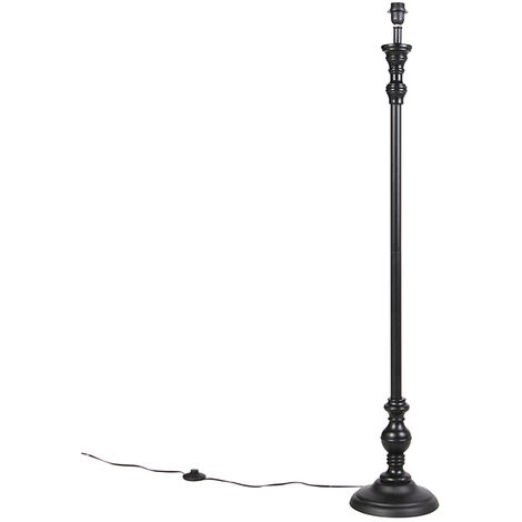 Classic Floor Lamp Black without Shade - Classico