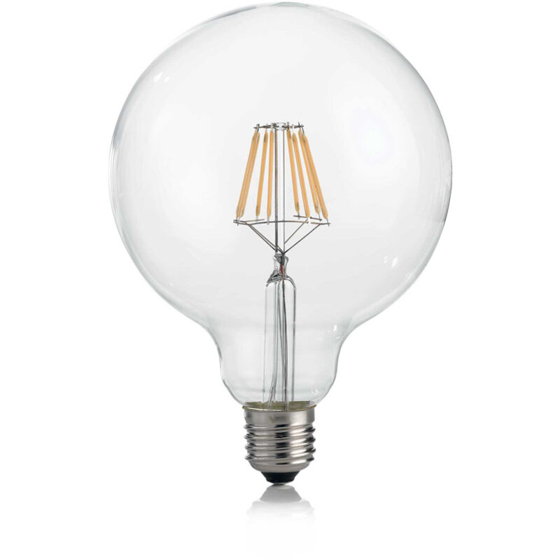 10 Lampadine Led Globo D125 E27 8 Watt 4000 K 920 Lm Trasparente