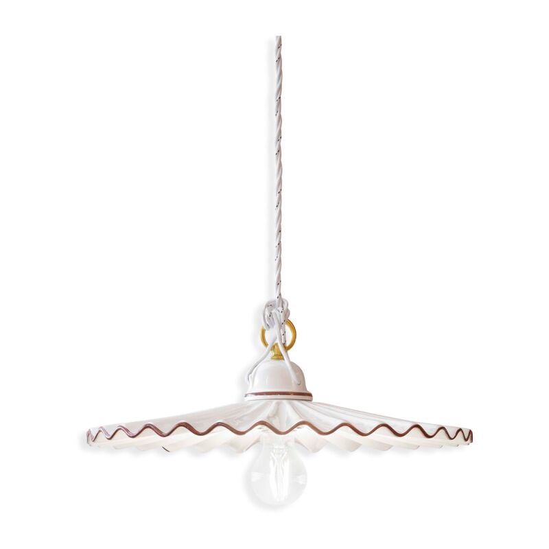 Ferroluce - classic l'aquila C009, Plafonnier Suspension en Céramique,