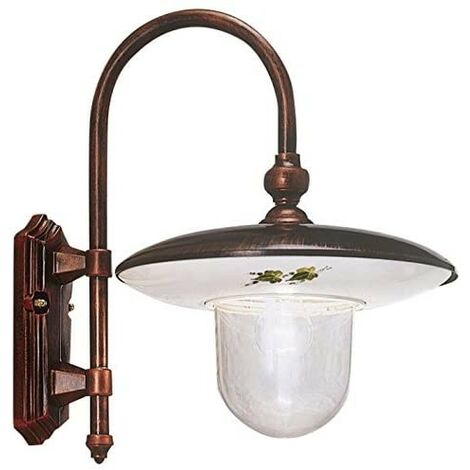 CLASSIC LATINA A671, Wandlampenapplikation aus Keramik, Ferroluce