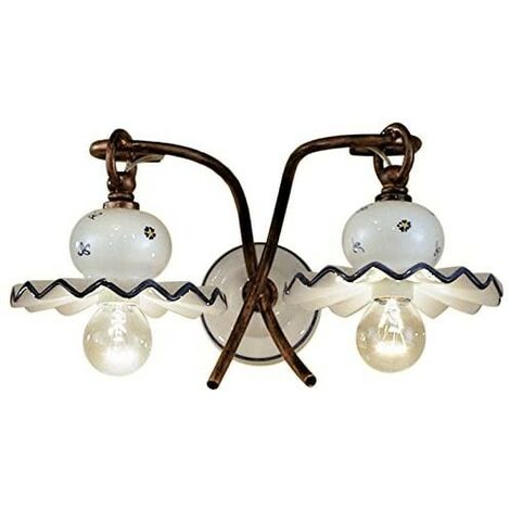 CLASSIC ROMA C401-44, Wandleuchte Applique in Ceramica, Ferroluce