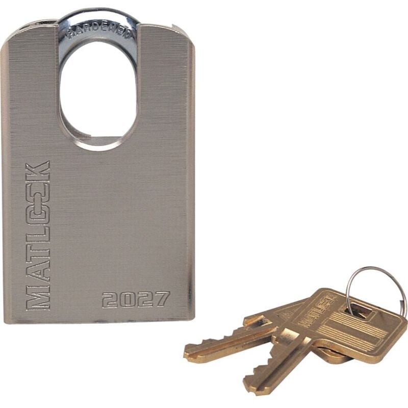 Classic Shrouded Hardened Steel Key Padlock - 63.5MM - Matlock