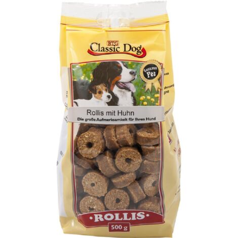 Classic Snack Rollis Huhn 500 g Hundeleckerlis