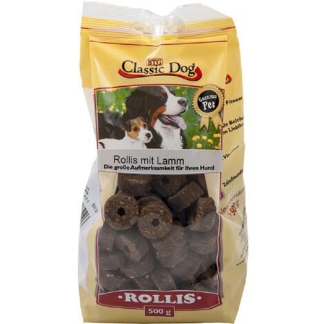 Classic Snack Rollis Lamm 500 g Hundeleckerlis
