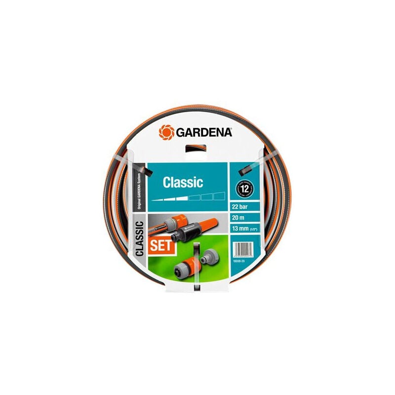 18008-20 Tuyau Classic 20 m en kit - Gardena