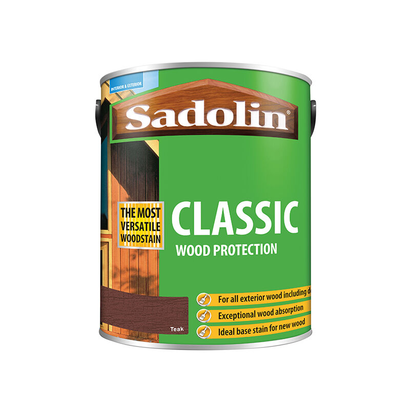 5028463 Classic Wood Protection Teak 5 litre SAD5028463 - Sadolin