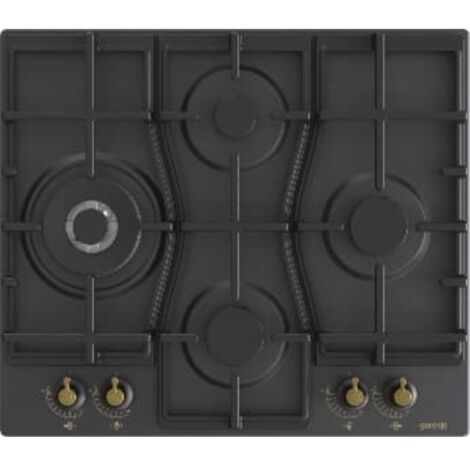 Classico plaque de cuisson au gaz, 4 foyers,  noir (GW6D42CLB)