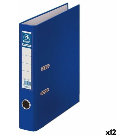 Classificatore a Leva DOHE A4 Azzurro 28,5 x 32 x 45 cm (12 Unità)