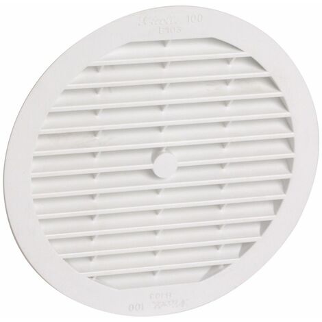 Classique PVC Rond diamètre 100 blanche avec moustiquaire NICOLL