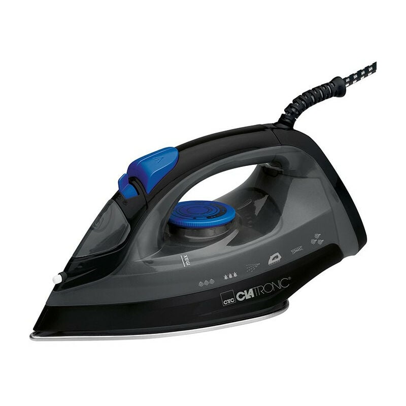 Fer à repasser vapeur avec 7 fonctions 1800W Clatronic db 3703 Noir/bleu