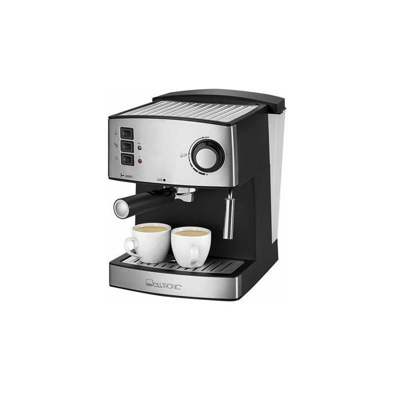 Es 3643 Freestanding Espresso machine 1.6L 2cups Black,Stainless steel - Clatronic