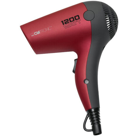 Clatronic HT 3428 Sèche-Cheveux de voyage 2 vitesses 2 temp rouge 1200W Rouge
