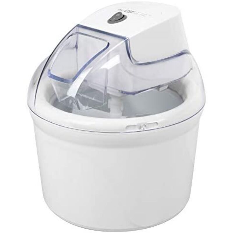 Machine à glace/Sorbetière duo deux compartiments Clatronic ICM 3764 Blanc