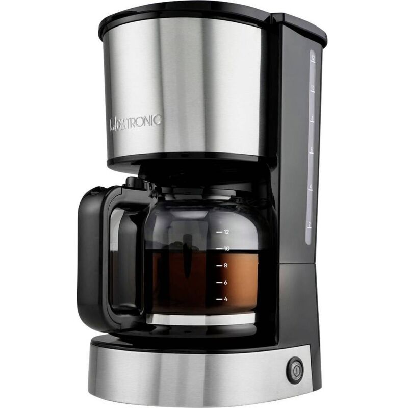 Clatronic - ka 3808 Cafetière acier inoxydable Nombre de tasse=12 fonction de conservation de la chaleur, verseuse en ver