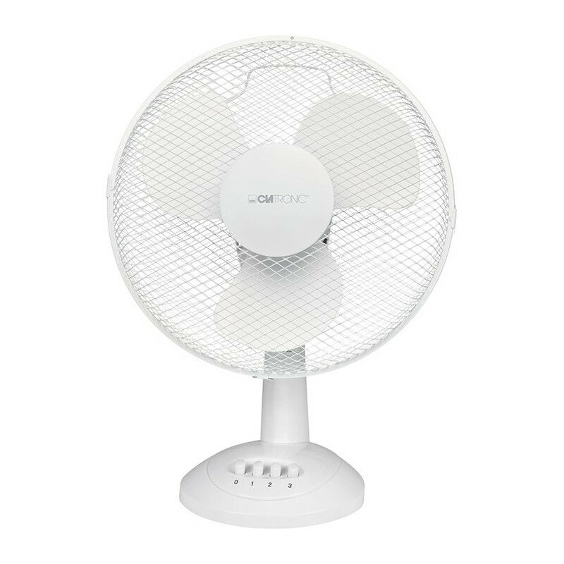 Clatronic - Ventilateur de table VL-3602 40W D30cm Blanc