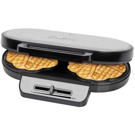 Clatronic WA 3745 macchina per waffles nera 1200 W