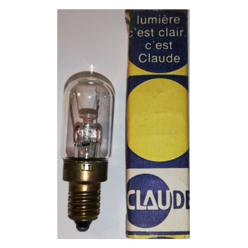 Claude - Bulb E10 5W 24V Tube 15x43mm - Clear