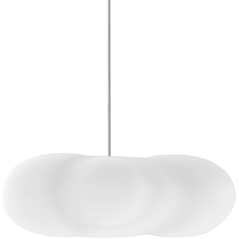 CLAUDY Lámpara colgante de 50 cm para interiores y exteriores. Bombilla no incluida. Fabricado en España