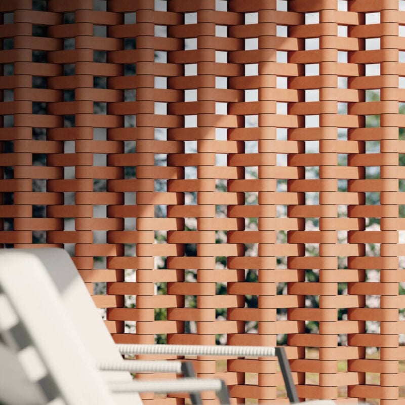 Claustra en terre cuite roberta